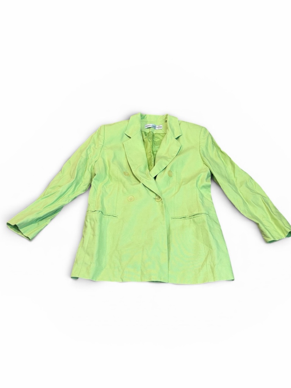 AMANDA SMITH green linen jacket
